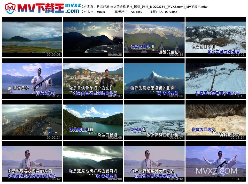 格茸旺堆-永远的香格里拉_国语_流行_MD203351